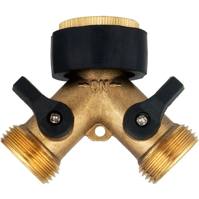 2-Way Y-Distributor for Zulaufschläuche, 3/4 Inch for Connection of 2 Devices