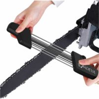 2 in 1 Chainsaw Sharpener Kit 4.8mm 3/16 Professional Tool Quick Chain Teeth Sharpening and Depth Gauge Chainsaw Chain Sharpener Chain Saw Sharpener