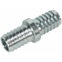 2 pack Double Ended Hose Connector - 1/2 Inch Hose Bore - 100 psi Free Airflow