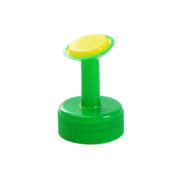 2 pcs Bottle Top Watering Plastic Plant Waterer Tip Sprinkler for 28mm Drinking Bottle Seedling Garden Irrigation 1 Color green