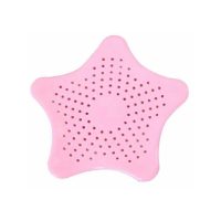 2 pcs Hair Filter for Drains, Drain Strainers, Silicone Kitchen Sink Strainer, Hair Leakage Protection Sink, Non-Slip and Waterproof Design(Pink)
