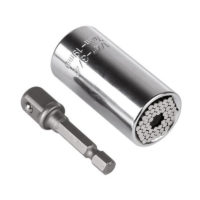 2 pcs Universal Socket, Socket Wrench Set Grip 7-19mm Multi-Function Hand Tools Universal Repair Tools for Automotive Industry
