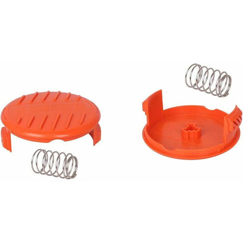 2 spare spool caps and spring compatible with black cables + DECKER RC-100-P AFS GRAND GH6