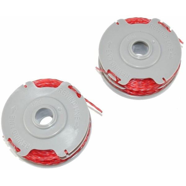 2 x Trimmer Strimmer Spool & Line Double Autofeed Compatible With Flymo FLY021