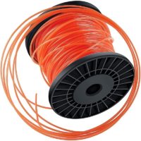 2.4mm x 100m nylon brush cutter line, star shape brush cutter spool with high compatibility and perfect cutting performance for garden trimmer