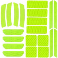 20 Pack Reflective Stickers,Car Reflective Stickers,Reflective Safety Self Adhesive Reflective Sticker for Car/Bike/Stroller/Helmet/Motorcycle