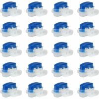20 Pack Resin Filled Wire Connectors for Robotic Lawn Mowers (2.3cm x 2.4cm x 1.7cm)