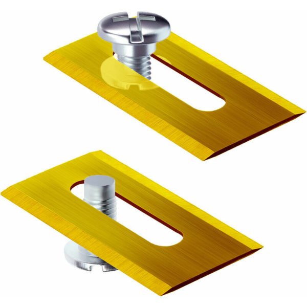 20 Pack Stainless Steel Trimmer Blades for Husavarna 36.5 x 18.5 x 0.65 mm rlife(Gold)