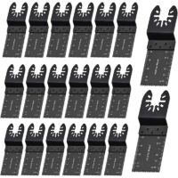 20 Pcs Oscillating Saw Blades Multi Tool Blades Metal Wood Cutter 35mm Universal Quick Release Cutting Kit Accessories for DeWalt, Bosch, fein,