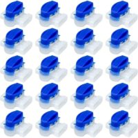 20 Pcs Resin Filled Wire Connectors Waterproof Wire Connector 3 Wire Terminal Block for Automower Robotic Lawn Mower