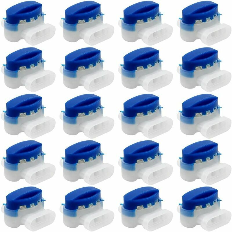 20 Pieces Cable Connectors 314 Cable Connectors Gel Filled Resins Terminal Blocks Waterproof Connector Cable Fittings for Outdoor Garden Robot Car