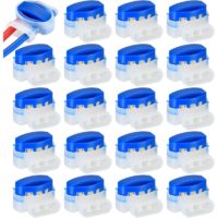 20 Pieces Robot Lawn Mower Cable Connectors, Robot Peripheral Cable Connectors, Garden Outdoor Robotic Lawn Mower Cable Holder Connectors