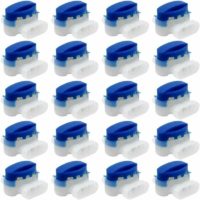 20 Pieces Wire Connectors 314 Wire Connectors Gel Filled Resins Terminal Blocks Waterproof Connector Cable Fittings for Outdoor Garden Robot Car Lawn