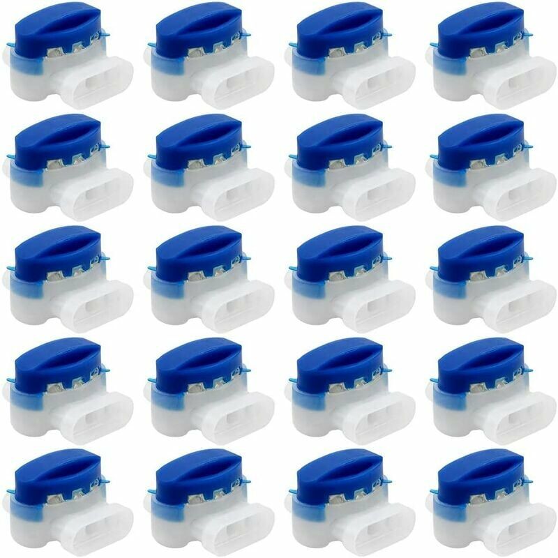 20 Pieces Wire Connectors 314 Wire Connectors Gel Filled Resins Terminal Blocks Waterproof Connector Cable Fittings for Outdoor Garden Robot Car Lawn