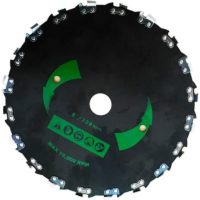 20 Teeth 9 Inch Brush Cutter Saw Blade Cutting Head Max Speed 10000 rpm Lawn Mower Accessories