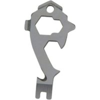 20 in 1 Stainless Steel Multi Tool Keychain for Everyday Carry edc - Pocket Tool for Camping - Wrench, Bottle Opener, Screwdriver - Langray