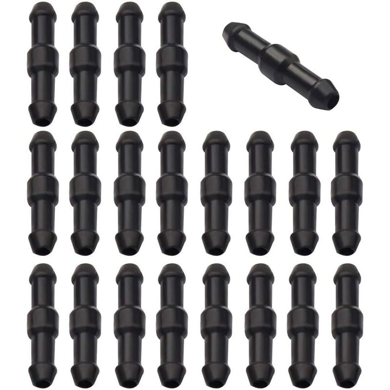 200 Pcs Hose Connectors, Straight Windscreen Washer Hose Connector Tube Connector