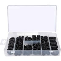 200 Pcs Rubber Grommet Set Harness Wire Seal