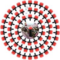 200 Pieces Drip Irrigation, Adjustable Drip Irrigation Micro Drip System, Misting Sprinkler for Lawn, Garden, Herb Garden Irrigation, etc.