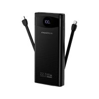 20000mAh Large Capacity Power Bank Detachable Mobile Power Bank powerbank Fast Charging Mobile Power Supply (Black)