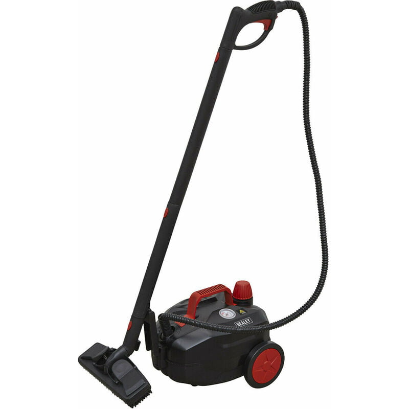 2000W Steam Cleaner - 2L Tank - Alloy Wheel Interior Floors Mirrors Toilets Kit