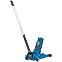 2001LEBL Trolley Jack 2tonne Low Entry Rocket Lift Blue - Sealey