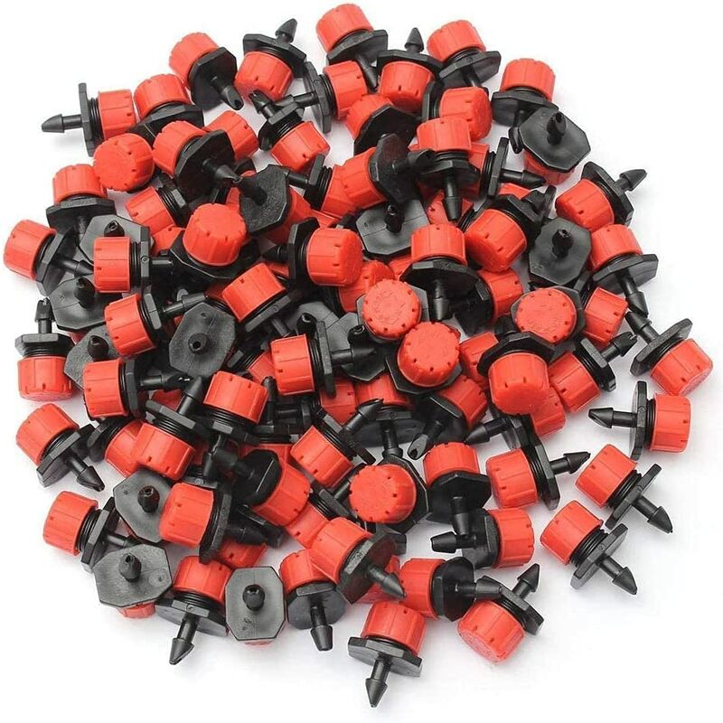 200pcs Drip Irrigation, Adjustable Drip Watering Micro-Drip System Misting Sprinkler for Lawn, Garden, Herb Gardens Watering, etc