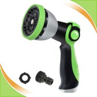 2022 Watering Gun,Garden Sprayer Professional High Pressure Spray Nozzle,10 Modes Adjustable Watering Gun-Washing Cars, Pets and Lawn Watering-Green