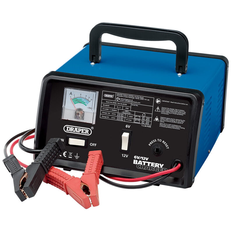 20492 6/12V Battery Charger, 8.4A - Draper