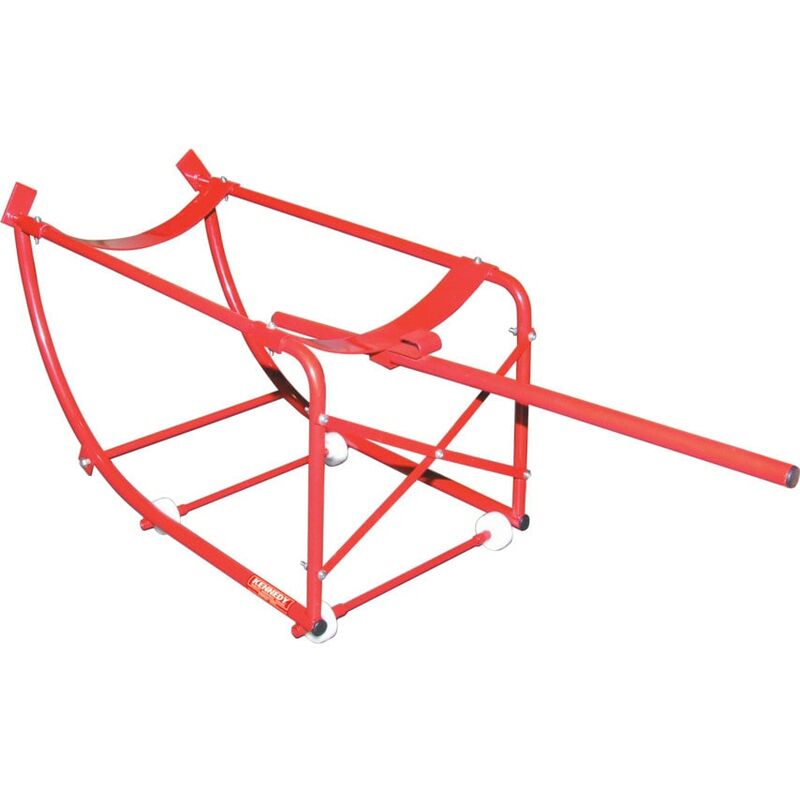 205L Tilting Drum Cradle - Red - Kennedy