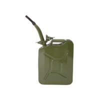 20L Portable Fuel Oil Petrol Diesel Storage Can Army Green