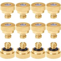20PCS Brass Misting Nozzle 0.4mm Watering Misting Nozzle Watering Sprinkler for Garden Irrigation