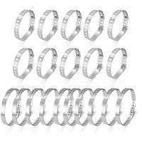 20PCS Ferrule Plier Accessory Clamping Band Set 10pcs Small Clamps and 10pcs Big Clamps Kit
