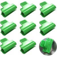 20PCS Greenhouse Clamps Clips Plastic Greenhouse Hose Clamp Film Line Cover Netting Tunnel Hoop Clip for Season Plant Extension Bracket -11MM