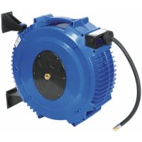 20m Retractable 10mm Air Hose - Impact Resistant Reel - 3/8' bsp Inlet - Rubber