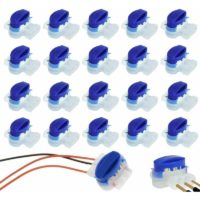 20pcs Cable Ties Cable Connector, Waterproof Cable Connector Versatile Cable Accessories with Gel for Outdoor Garden and Robot Lawn Mower