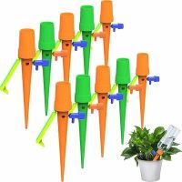 20pcs Drip Irrigation Kit, Automatic Watering Stakes with 20pcs Anti-Tip Bracket, Suitable for All Bottles, for Indoor and Outdoor Plants (20PCS)