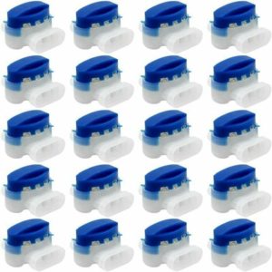 20pcs Wire Connectors 314 Wire Connectors Gel Filled Resin Terminal Blocks Waterproof Cable Glands for Outdoor Garden Robot Car Mower
