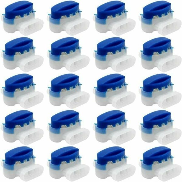 20pcs Wire Connectors 314 Wire Connectors Gel Filled Resin Terminal Blocks Waterproof Cable Glands for Outdoor Garden Robot Car Mower