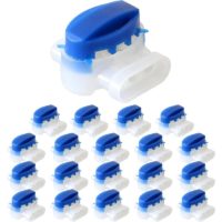 20x Cable Connector Perimeter Wire Connectors Robotic Lawnmower Cable Repair Kit Cable Clamp For Connecting Cable Ends,Resin Filled Cable Connectors