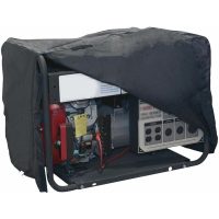 210D Oxford Cloth Waterproof Cover for Small Outdoor Mobile Generator Black