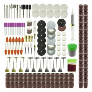 217 Piece Versatile Accessory Set, Multi-Tools with 3mm Shank for Cutting, Drilling, Engraving, Grinding, Polishing, Craft Projects and diy Creations