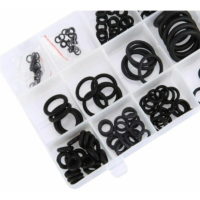 225 Pieces O-Ring Seal Assortment Set Rubber Washers Kit Sealing Rings for Home and Professional Workshops, Garage and Plumbing Services 18 Sizes