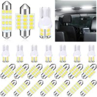 24 Pieces Dome Light led Car Bulb Kit Set T10 31 mm 42 mm led Festoon Bulbs Interior led Interior Replacement Bulbs for Car Map Door Courtesy(White)