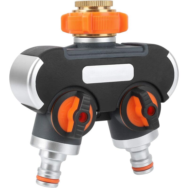 2/4 Way, 3/4 'and 1/2' Distributor with Tap Adapter, Suitable for Garden Irrigation and Garden Hose