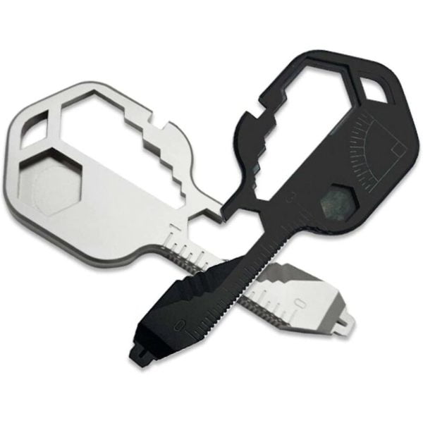 24 in 1 Multifunction Tool Wrench Multi-Pocket Tool Steel Screwdriver Bottle Opener Camp Multifunctional