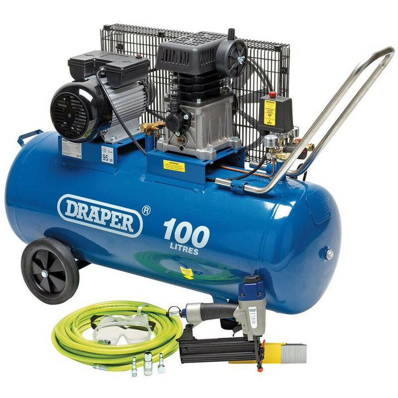 24037 Compressor and Air Nailer Kit - Draper