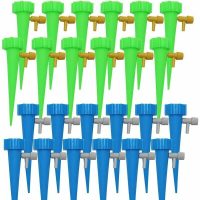 24PCS Drip Irrigation Kit, Bottle Drip Irrigation, Automatic Plant Sprinkler, Drip Irrigation, with Control Valves, for Garden Home Indoor Outdoor