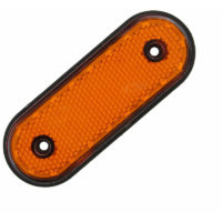 24V 20 led Oval Side Marker Light Position Turn Signal Lamp Car Truck Trailer (Yellow)