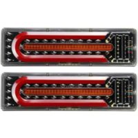 24V LED Trailer Lights Waterproof LED Rear Truck Stop Light Caravan Indicator for Car Trailer Bus Truck Boat RV 2pcs,33cm